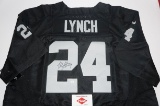 Marchawn Lynch, Oakland Raiders, 5 time Pro Bowler, Autographed Jersey w COA