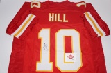 Tyreek Hill, Kansas City Chiefs, 3 time Pro Bowl, Autographed Jersey w COA