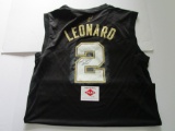 Kawhi Leonard, San Antonio Spurs, 2 Time NBA Finals MVP, Autographed 2014 NBA Finals Jersey w COA