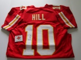 Tyreek Hill, Kansas City Chiefs, 3 time Pro Bowler, Autographed Jersey w COA