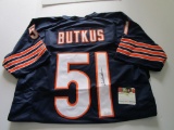 Dick Butkus, Chicago Bears, NFL Hall of Fame, Autographed Jersey w COA