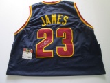 LeBron James, Cleveland Cavaliers, 4 time MVP, Autographed Jersey w COA from UAAA