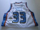 Grant Hill, Detroit Pistons, NBA Hall of Fame, Autographed Jersey w COA