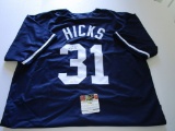 Aaron Hicks, NY Yankess Star Center Fielder, Autographed Jersey w COA