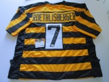 Ben Roethlisberger, Pittsburgh Steelers, 6 time All Pro, Autographed Jersey w COA