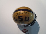 Leonard Fournette, LSU Tigers Star, Autographed Mini Helmet w COA