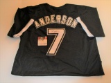Tim Anderson, Chicago White Sox, AL Batting Champion, Autograhed Jersey w COA