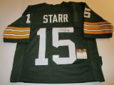 Bart Starr, Green Bay Packers, NFL Hall of Fame, Autographed Jersey w COA