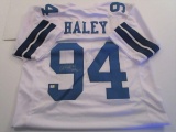 Charles Haley, Dallas Cowboys, NFL Hall of Fame, Autographed Jersey w COA