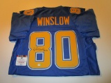 Kellen Winslow, San Diego Chargers, NFL Hall of Fame, Autographed Jersey w COA