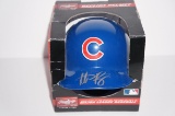 Anthony Rizzo, Chicago Cubs, 3 time All Star, Autographed helmet w COA