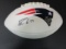 Dion Lewis of the New England Patriots signed autographed logo football AAA COA 161