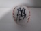 Aaron Hicks of the New York Yankees signed autographed logo baseball PAAS COA 841