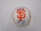 Buster Posey Madison Bumgarner of the San Francisco Giants signed logo baseball CA COA 144