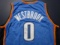 Russell Westbrook of the OKC Thunder signed autographed basketball jersey PAAS COA 589