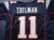 Julian Edelman of the New England Patriots signed autographed football jersey PAAS COA 414