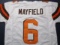 Baker Mayfield of the Cleveland Browns signed autographed football jersey PAAS COA 248