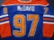 Connor McDavid of the Edmonton Oilers signed autographed hockey jersey PAAS COA 207