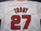 Mike Trout of the LA Angels signed autographed baseball jersey PAAS COA 950