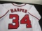 Bryce Harper of the Washington Nationals signed autographed baseball jersey PAAS COA 991