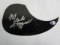 Mearle Haggard country music legend signed autographed guitar pick guard CA COA 354