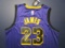 LeBron James of the LA Lakers signed autographed basketball jersey CA COA 339