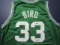 Larry Bird of the Boston Celtics signed autographed basketball jersey CA COA 614