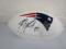 Rob Gronkowski of the New England Patriots signed autographed logo football PAAS COA 577