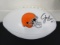 Jim Brown of the Cleveland Browns signed autographed logo football PAAS COA 325