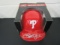 Pete Rose of the Philadelphia Phillies signed autographed Baseball Mini Helmet UA COA 378