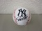 Giancarlo Stanton of the New York Yankees signed autographed logo baseball ATL COA 020