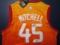 Donovan Mitchell of the Utah Jazz signed autographed basketball jersey Legends COA 105