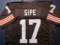 Brian Sipe of the Cleveland Browns signed autographed football jersey GA COA 765