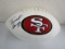 Terrell Owens of the San Francisco 49ers signed autographed logo football AAA COA 326