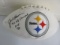 Jack Ham of the Pittsburgh Steelers signed autographed logo football GTSM COA