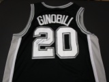 Manu Ginobili of the San Antonio Spurs signed autographed basketball jersey PAAS COA 097