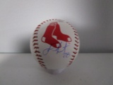J.D Martinez of the Boston Red Sox signed autographed logo baseball PAAS COA 721