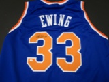 Patrick Ewing of the New York Knicks signed autographed basketball jersey PAAS COA 120