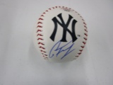 Gleyber Torres of the New York Yankees signed autographed logo baseball PAAS COA 833