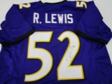 Ray Lewis of the Baltimore Ravens signed autographed football jersey PAAS COA 774