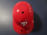 Aaron Nola of the Philadelphia Phillies signed autographed Souvenir batting helmet PAAS COA 309