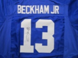 Odell Beckham Jr of the NY Giants signed autographed football jersey PAAS COA 498