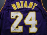 Kobe Bryant of the LA Lakers signed autographed basketball jersey CA COA 879
