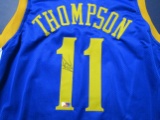 Klay Thompson of the Golden State Warriors signed autographed basketball jersey ERA COA 593