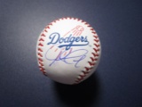 Justin Turner of the LA Dodgers signed autographed logo baseball CA COA 065