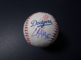 Clayton Kershaw of the LA Dodgers signed autographed logo baeball CA COA 840