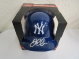 Didi Gregorius of the New York Yankees signed autographed baseball mini helmet Legends COA 894