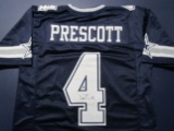 Dak Pescott of the Dallas Cowboyssigned autographed football jersey PAAS COA 680