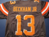 Odell Beckham Jr of the Cleveland Browns signed autographed football jersey PAAS COA 166