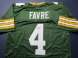 Brett Favre of the Green Bay Packers signed autographed football jersey PAAS COA 842